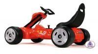 Гоночный карт 6V GO-Kart POWER KART Red 6651 со шлемом                      