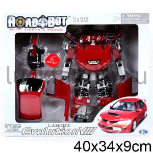 РОБОТ "GALAXY DEFENDER" МАШИНА MITSUBISHI LANCER 50100 В КОР. 40*35СМ в кор.12шт ― Luckfamily.ru