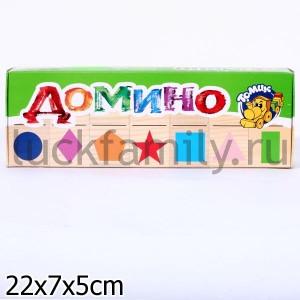 ДОМИНО "ГЕОМЕТРИЧЕСКИЕ ФИГУРЫ" в кор.40шт ― Luckfamily.ru