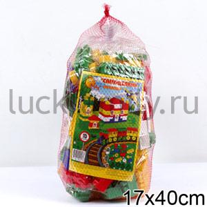 КОНСТРУКТОР "СТРОИТЕЛЬ" (БОЛЬШОЙ 115ЭЛ.) в кор.10шт ― Luckfamily.ru