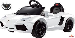 81700 Электромобиль Lamborghini Aventador   LP-700-4,  белый  ― Luckfamily.ru