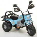 TCV, Мотоцикл 3-8 лет, TCV-603 (ГОЛУБОЙ) аккум.,3-кол., 1-мес.,дв.впер.,ск.-3,5-7 км/ч, Тайвань	