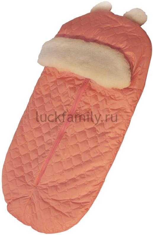 Конверт меховой Мишутка