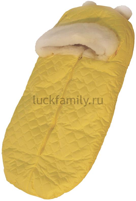 Конверт меховой Мишутка