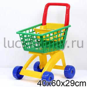 ТЕЛЕЖКА ДЛЯ СУПЕРМАРКЕТА в кор.2шт ― Luckfamily.ru