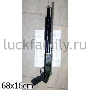 РУЖЬЕ ПНЕВМ. С ПУЛЬКАМИ P518/P788 В ПАК. 68*16СМ в кор.2*24шт ― Luckfamily.ru