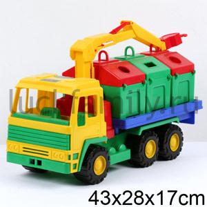 АВТОМОБИЛЬ-КОНТЕЙНЕРОВОЗ "БИЗОН" в кор.8шт ― Luckfamily.ru