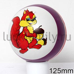 МЯЧ 125ММ (РИСУНОК) в уп.25шт ― Luckfamily.ru