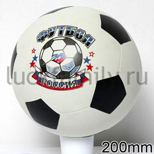 МЯЧ 200ММ ЛАКИР. (ЭМБЛ.) (ФУТБОЛ) в уп.8шт ― Luckfamily.ru