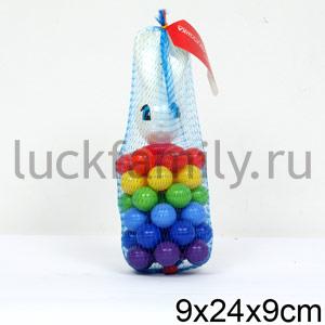 ЗАЙЧОНОК МИНИ-ПИРАМИДА С ШАРИКАМИ В СЕТКЕ в уп.26шт ― Luckfamily.ru