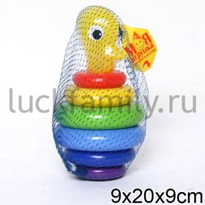 УТОЧКА МИНИ-ПИРАМИДА С КОЛЬЦАМИ В СЕТКЕ в уп.28шт ― Luckfamily.ru
