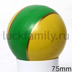 МЯЧ 75ММ ЛАКИР. (ПОЛОСА) в уп.100шт ― Luckfamily.ru