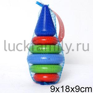 БОЧЕЧКА ПИРАМИДА В СЕТКЕ в уп.40шт ― Luckfamily.ru