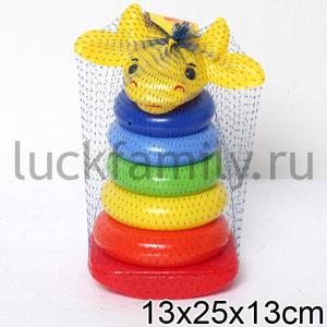 БЫЧОК ПИРАМИДА-КАЧАЛКА В СЕТКЕ в уп.18шт ― Luckfamily.ru