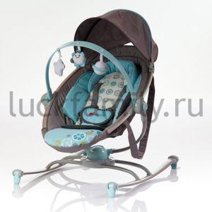 Шезлонг Jetem Relax Blue Summer (серо-голубой) ― Luckfamily.ru