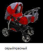 Коляска  BESTOO трансформер FLOKS (поворотные колеса) имитация.