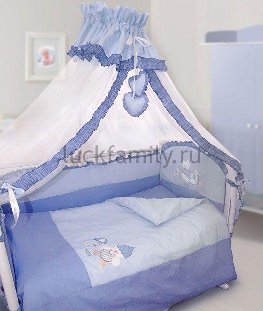 Комплект в кроватку Kids Comfort 7 предметов Спать пора