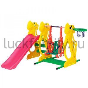 ЧЧ, ГОРКА детская + качели "ЗАЯЦ") ― Luckfamily.ru