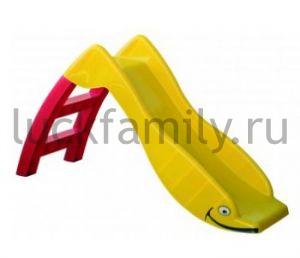 Детская пластиковая горка "Дельфин" ― Luckfamily.ru