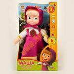             Игрушка мягкая МУЛЬТИ-ПУЛЬТИ "Маша танцует" (м/ф маша и медведь) муз. чип в дисплее 30см