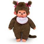  Monchhichi 45 см девочка в белом слюнявчике