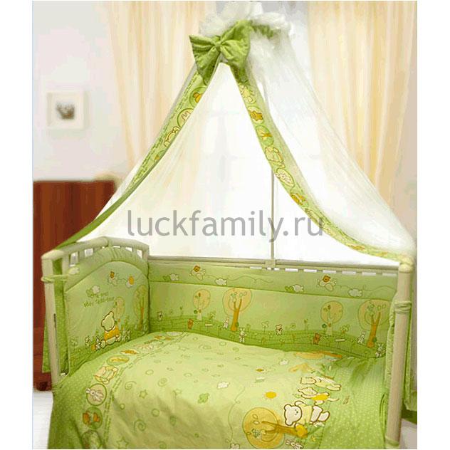 Комплект в кроватку Kids Comfort 7 предметов Спать пора