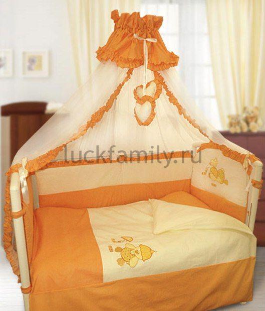 Комплект в кроватку Kids Comfort 7 предметов Спать пора