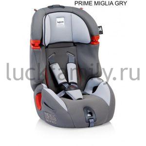 ИНГЛЕЗИНА, Автокресло 9-36 кг PRIME MIGLIA, Grey, гр. 1-2-3, (сер), Италия ― Luckfamily.ru